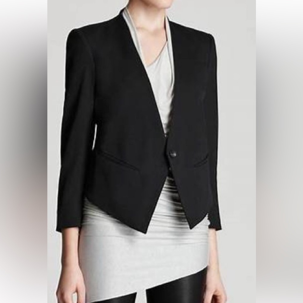 Helmut Lang black tuxedo blazer